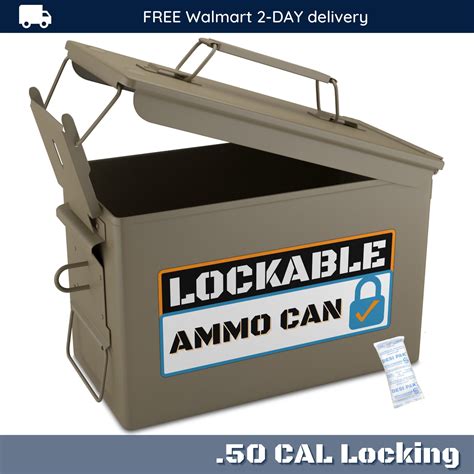 lockable metal ammunition box